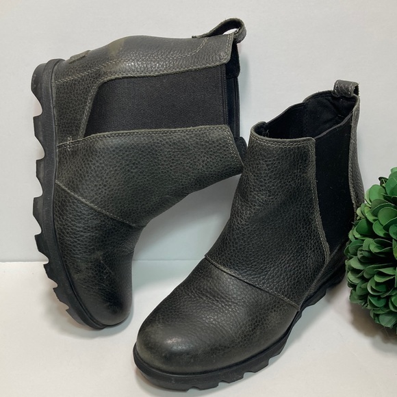 🍄 Sorel Joan of Arc wedge Chelsea Ankle Boot - Picture 16 of 16